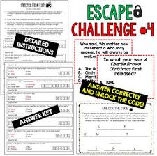 Christmas Escape Room Trivia Puzzle Games For Middle High School Students Escape Room Escape Room For Kids Classroom Christmas Party