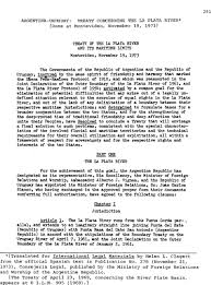 The river is part of the margin between uruguay and argentina. Argentina Uruguay Treaty Concerning The La Plata River International Legal Materials Cambridge Core