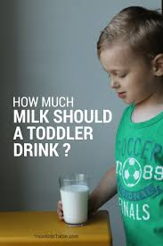 How Much Milk Should A Toddler Drink Your Kids Table