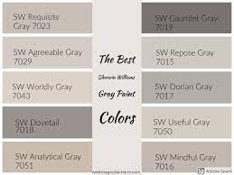 Find the right paint color for your next painting project using our curated color palettes. I D Have To Think Gray Is The Go To Paint Color When Painting Your Home It Meshes Wi Paint Colors For Home Sherwin Williams Paint Gray Farmhouse Paint Colors