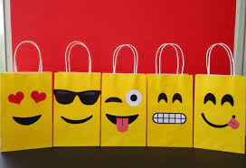 Emoji Favor Bags Instant Download Diy Emojis Party Goody Bags Emoji Goodie Bags Emoji Gift Bags Emoji Party Emoji Party Decorations Emoji Birthday Party