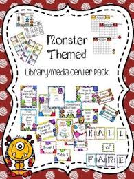 Inside You Will Find 8 Monster Welcome Signs 4 With In Our Media Center And 4 With In Our Library Diffe Library Media Center Library Themes Media Center