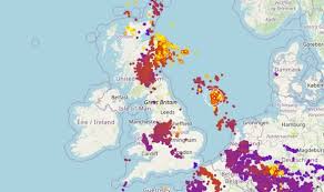 There is a reason, that you cannot find this anywhere else for free. Lightning Tracker Map Thousands Of Lightning Strikes Hit Uk As Heatwave Continues Weather News Express Co Uk