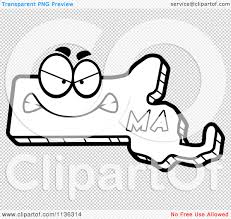 Use crayola crayons colored pencils or markers to color the delaware page. Cartoon Clipart Of An Outlined Mad Massachusetts State Character Black And White Vector Coloring Page By Cory Thoman 1136314