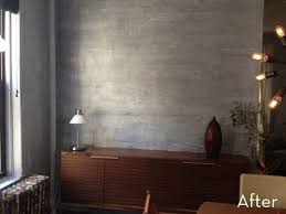 How To Paint A Faux Concrete Wall That Looks Like The Real Thing Concrete Walls Diy Faux Concrete Wall Faux Walls