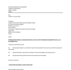 Nah, supaya permohonan tersebut dikabulkan maka kita harus membuat sebuah surat permohonan untuk ditujukan kepada pihak yang bersangkutan. Surat Rasmi Permohonan Menyewa Dewan Kebaya Artis