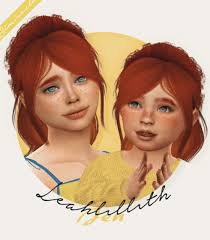 While both are great, what i'm after is the part of the mod that lets a child sim . Leahlillith Jen Hair Kids Toddlers At Simiracle Sims 4 Updates
