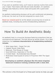 Explore the keto diet plan for beginners. Mri Performance 3 Rules To Building An Aesthetic Body Milled