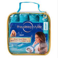 As Seen On Tv The Sleep Styler Hair Curlers Absorbent Heat Free Rollers Large 8 Count Walmart Com How To Curl Your Hair The Sleep Styler Hair Rollers