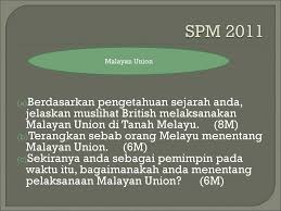 Penubuhan umno pada 11 mei 1946 untuk menyatukan orang melayu menentang malayan union. Bab 4 Pembinaan Negara Dan Bangsa Malaysia Ppt Download