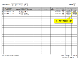 Format cells by including predefined formatting styles, and things like borders and fill colors. Payrollpanda How To Add A Cp38 Tax Deduction Order