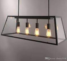 Check spelling or type a new query. Pendant Lamp Retro American Industrial Black Iron Glass Rectangular Chandelier Living Room Dining Ro Dining Room Lighting Dining Light Fixtures Dining Lighting