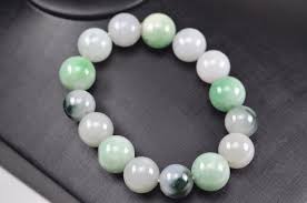 Genuine natural burma jadeite, untreated, not dyed color: Multicolor Jade Beads Real Genuine Burma Jadeite Bracelet For Men 14mm 03072001 Helen Grade A Jade