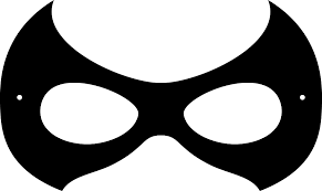 Robin Clipart Mask Printable Bat Girl Mask Png Download 1800x1071 Png Download Mascaras De Super Heroi Mascara Batgirl
