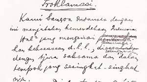 Maybe you would like to learn more about one of these? Coretan Coretan Sukarno Pada Teks Proklamasi Itu Seluangid