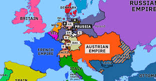 As observed on the physical map of austria, the country had diverse. Outbreak Of The Austro Prussian War Historical Atlas Of Europe 14 June 1866 Omniatlas