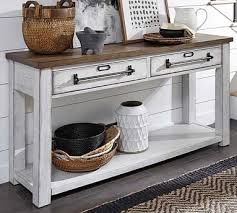 Ballo 62 Quot Console Table Potterybarn In 2020 White Console Table Console Table Wooden Console Table