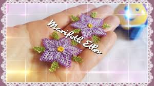 Igne Oyasi Yildiz Ciceginin Anlatimli Yapilisi Boncuk Dizme Baby Knitting Patterns Oya