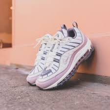 Nike Wmns Air Max 98 Summit White Violet Ash Cool Grey Nike Air Max For Women Nike Air Max Nike