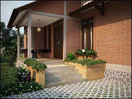 Desain Teras Tinggi Rumah Minimalis Teras Rumah Baru