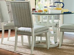 This is an interesting design choice for the dining room. Universal Furniture Coastal Living Sandbar Side Dining Chair Uf833638rta