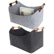 The box fits perfectly into ikea expedit, kallax and lots of other shelves. Grey Folding Felt Storage Basket Organizer With Handle Toy Storage Closet Clothing Storage Box For Bathroom Laundry Basket Storage Baskets Aliexpress