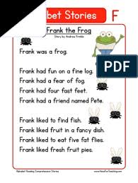 Use this page to learn how to convert between linear feet and stories. Alphabet Stories Comprehension F