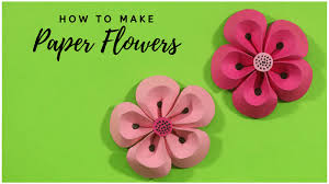 Flowers, hearts, ribbons, the extraordinary: Diy Paper Flowers Handmade Flower Making Tutorial Paper Craft Idea
