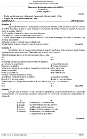 Chimix sciences physique chimie bac annales cours , exercice corrige sujets. Bac 2020 Modele De Subiecte Pentru Chimie Èi FizicÄ DescarcÄ Modelele De Teste Pentru Bacalaureat Edupedu Ro