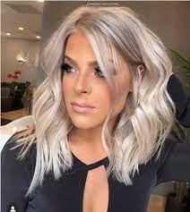 Platinum Blonde Tones And Icy Blue Silver Hair Styles Balayage Hair Blonde Icy Blonde Hair Silver Blonde Hair