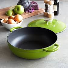 Sur La Table Green Cast Iron Braiser 5 Qt Sur La Table Sur La Table Table Kitchen Gadgets