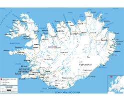 Map № 0164 topographic map of islandia. Maps Of Iceland Collection Of Maps Of Iceland Europe Mapsland Maps Of The World