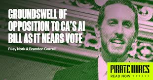 Groundswell of Opposition to CA's AI Bill as it Nears Vote