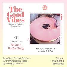 Easygoin Grill Garden Presents Good Vibes House Music Malam Ini Mulai Jam 7 Easygoinresto Bir Promo Beli 3 Bir Prost Kecil Dapat 4 Dalam Bucket T Malam