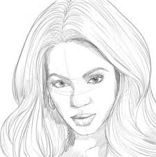 How To Draw Beyonce Step By Step Drawing Guide By Dawn Beyonce Drawing Drawings Celebrity Drawings