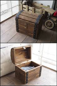Wooden Chest Pirate Chest Toy Box Treasure Chest The Chest With A Deep Wood Texture Is More Expressive Both Exte Chests Diy Wooden Chest Pirate Chest Diy
