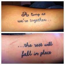 You can also go for a simple love quote tattoo which just says, 'love'. 52 Love Quotes Tattoos