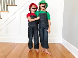 The 25 best mario kart costumes ideas on pinterest. Easy Diy Kids Halloween Costumes Mario And Luigi