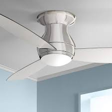 Emerson fans cf935orb zurich indoor ceiling fan oil rubbed bronze. 52 Curva Sky Brushed Steel Hugger Led Ceiling Fan 42n24 Lamps Plus