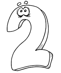 Number 2 Coloring Pages For Kids Easy Number Coloring Pages Ideas For Toddlers Math Coloring Coloring Pages For Kids Printable Numbers