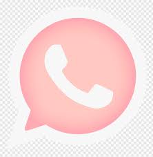 Whatsapp Aesthetic Apps Pink White Pinkandwhite Lukisan Flamingo Logo Keren Desain Logo