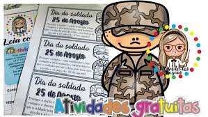 Atividades para o dia do soldado veja diversas atividades e desenhos que o escola educação selecionou do dia do soldado para imprimir e colorir. Atividades Dia Do Soldado Atividades Para Imprimir Atividades Suzaninho