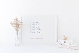 Download Horizontal Frame Mockup Horizontal Black Frame Mockup Digital Artwork Mockup Wooden Floor Poster Mockup Styled Stock Landscape Mockup Frames Photography