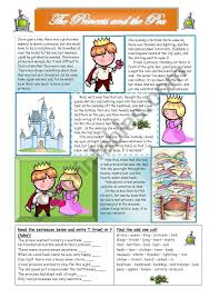 They're especially helpful for young students who haven't quite mastered. The Princess And The Pea Esl Worksheet By Petra69