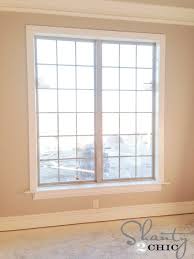 Once you have remove the window. Super Easy Way To Case An Existing Window Shanty 2 Chic