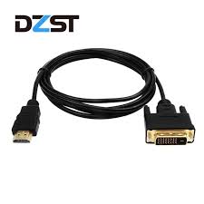 Dzlst Hdmi To Dvi Male To 24 1 Dvi D Male Adapter Video Cable Gold Plated 1080p For Hdtv Dvd Projector 1m 2m 3m 5m High Speed Review Video Cable Dvd Projector Hdmi