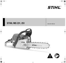 You should check and clean. Stihl Ms 231 251 Manualzz