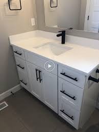 What color countertops go with white cabinets? Bookcase Bookshelf Wooden Decorative Design Special Process Triple Rope Shelf Bookcase Bookcase Wood Bookcase Shelf White Bathroom Cabinets Matte Black Bathroom White Cabinets Black Hardware