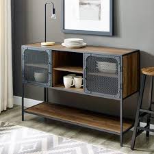 Williston Forge Munich Industrial Server Color Reclaimed Barnwood In 2020 Reclaimed Barn Wood Industrial Buffets And Sideboards Barn Wood