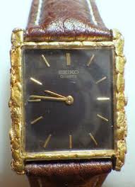 Vintage mickey mouse seiko quartz watch. 22k Alaskan Gold Nuggets Gents Vintage Seiko Quartz Gold Watch Runs 1990 331 06 Picclick